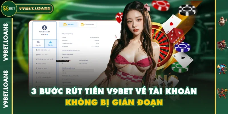 Hướng dẫn rút tiền V9BET